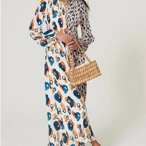 Jason Wu Silk De Chine Dress Pleated Midi Size 6